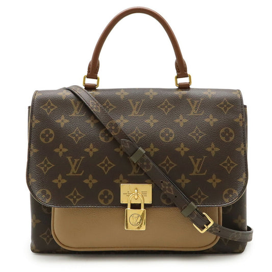 Louis Vuitton Marignan, Brown, Canvas, handbag
