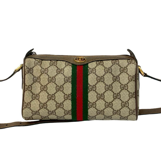 Gucci Sherry, Beige, Canvas, shoulder