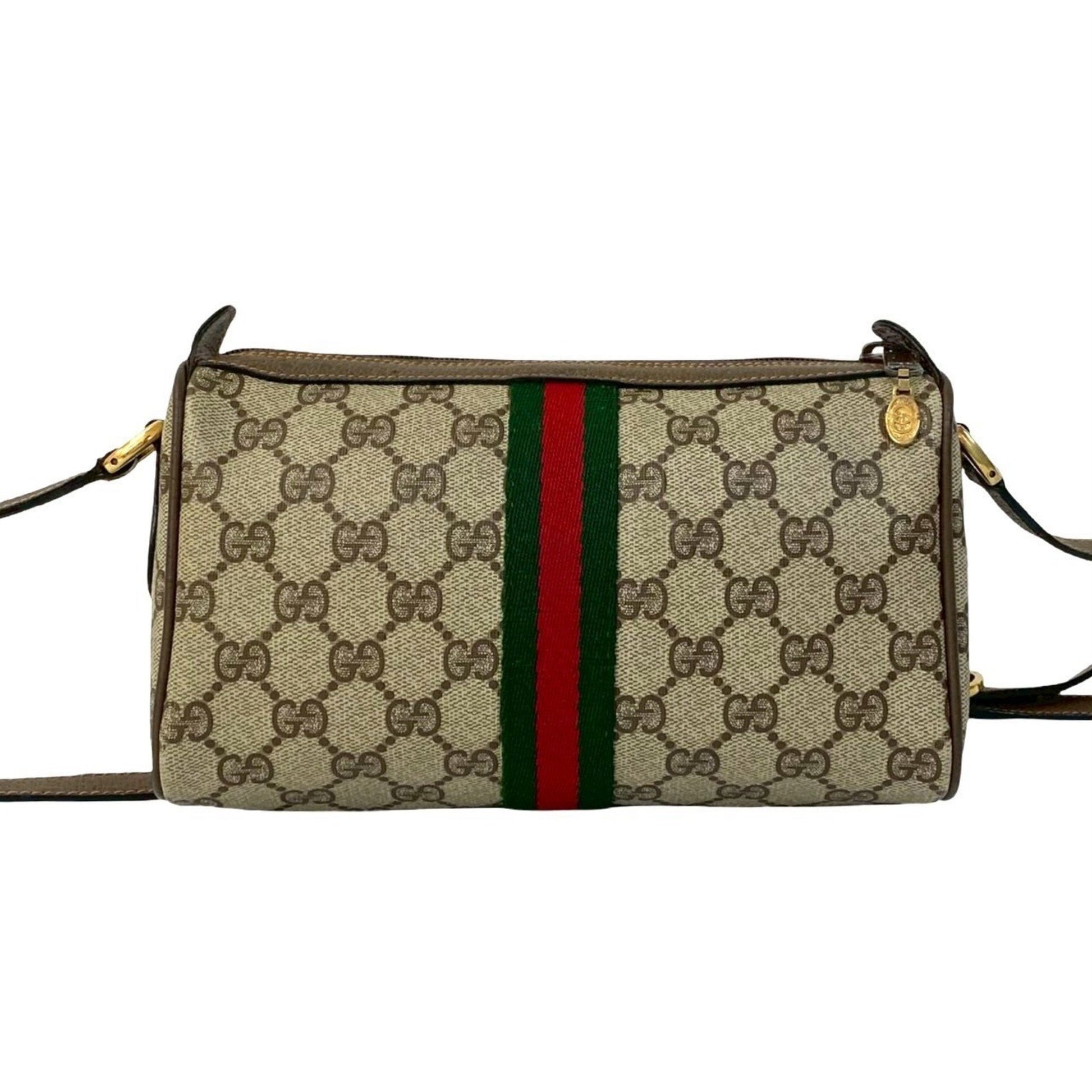 Gucci Sherry, Beige, Canvas, shoulder