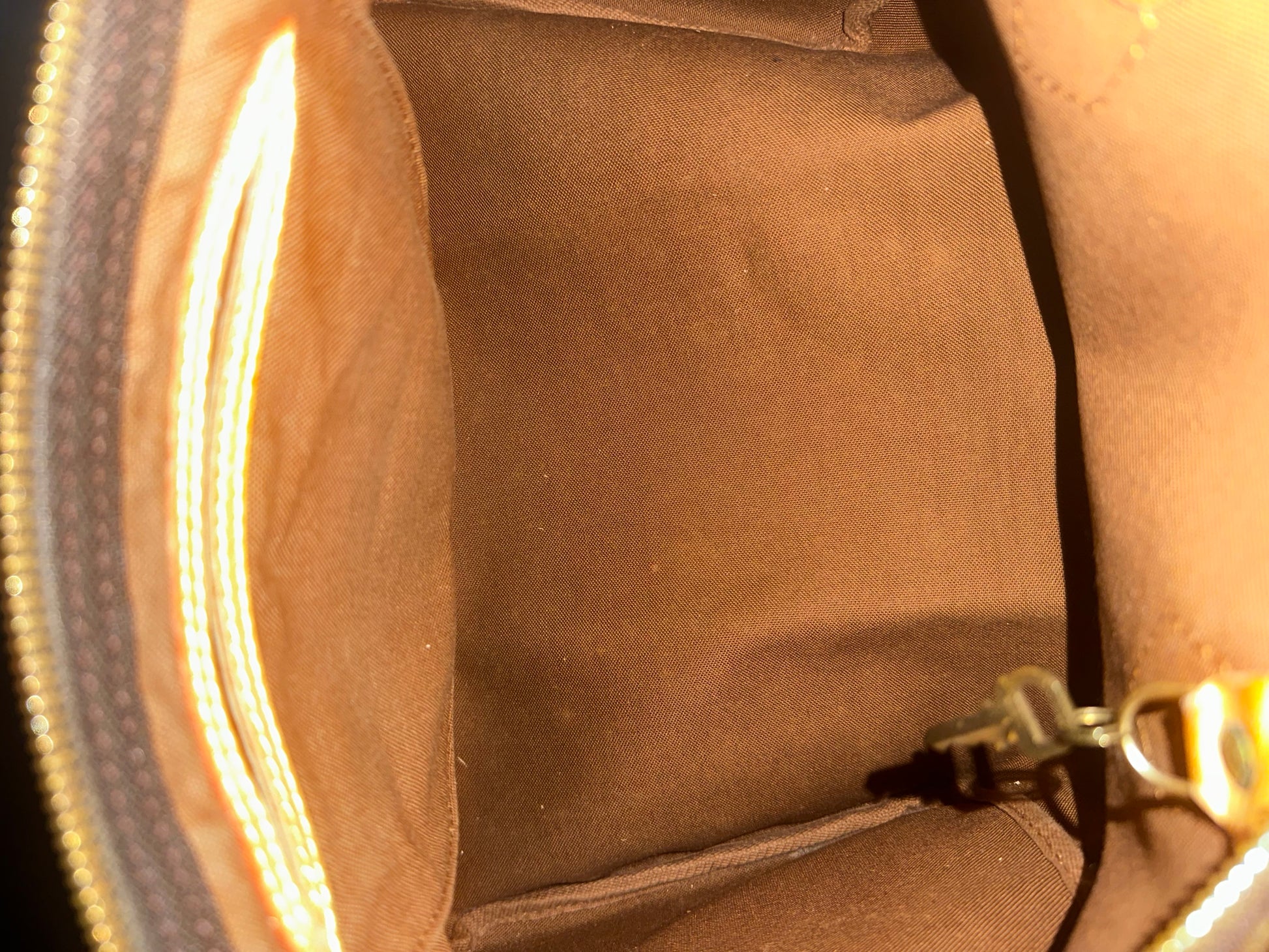 Louis Vuitton Speedy Handbag Monogram Canvas, Brown, Canvas, Handbag