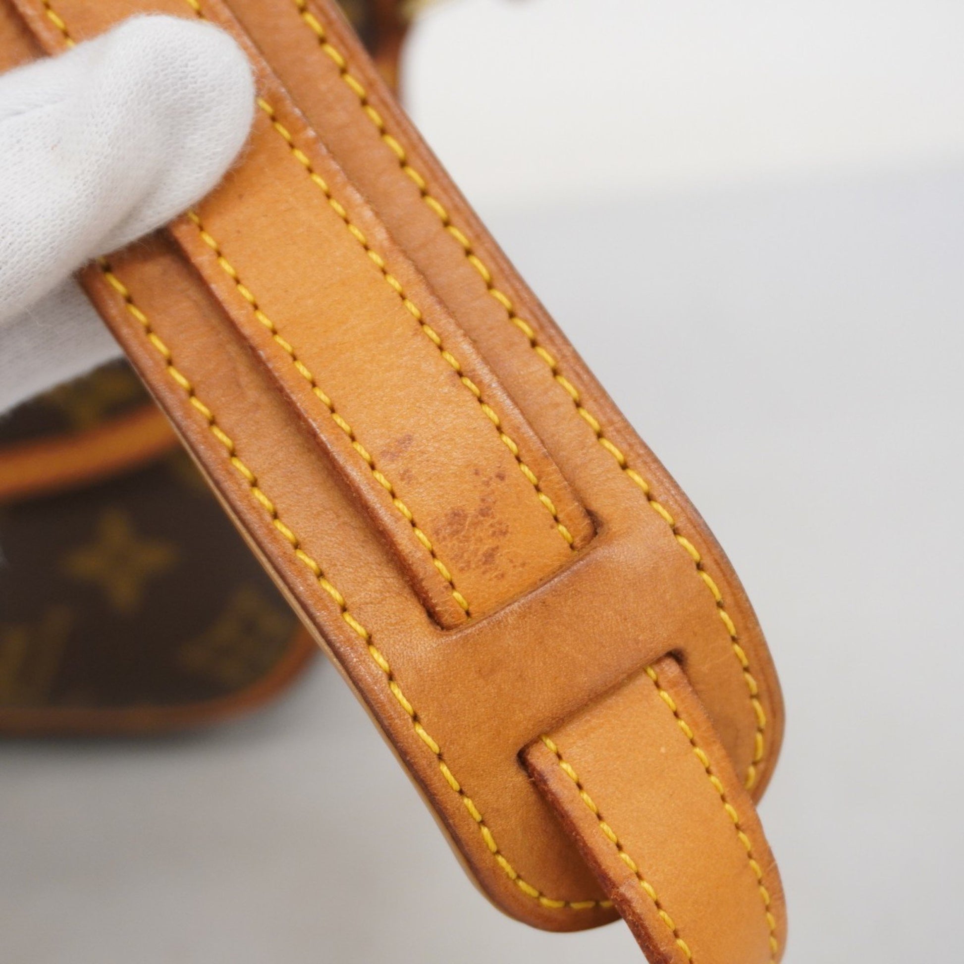Louis Vuitton Sologne, Brown, Canvas, shoulder
