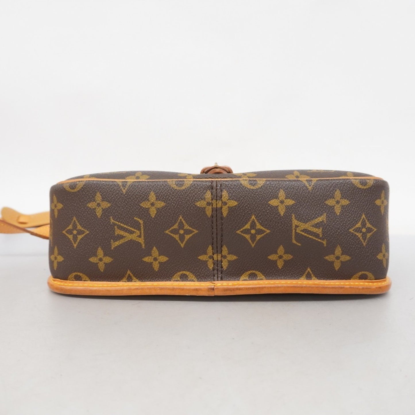 Louis Vuitton Sologne, Brown, Canvas, shoulder
