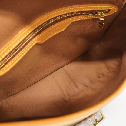 Louis Vuitton Sologne, Brown, Canvas, shoulder