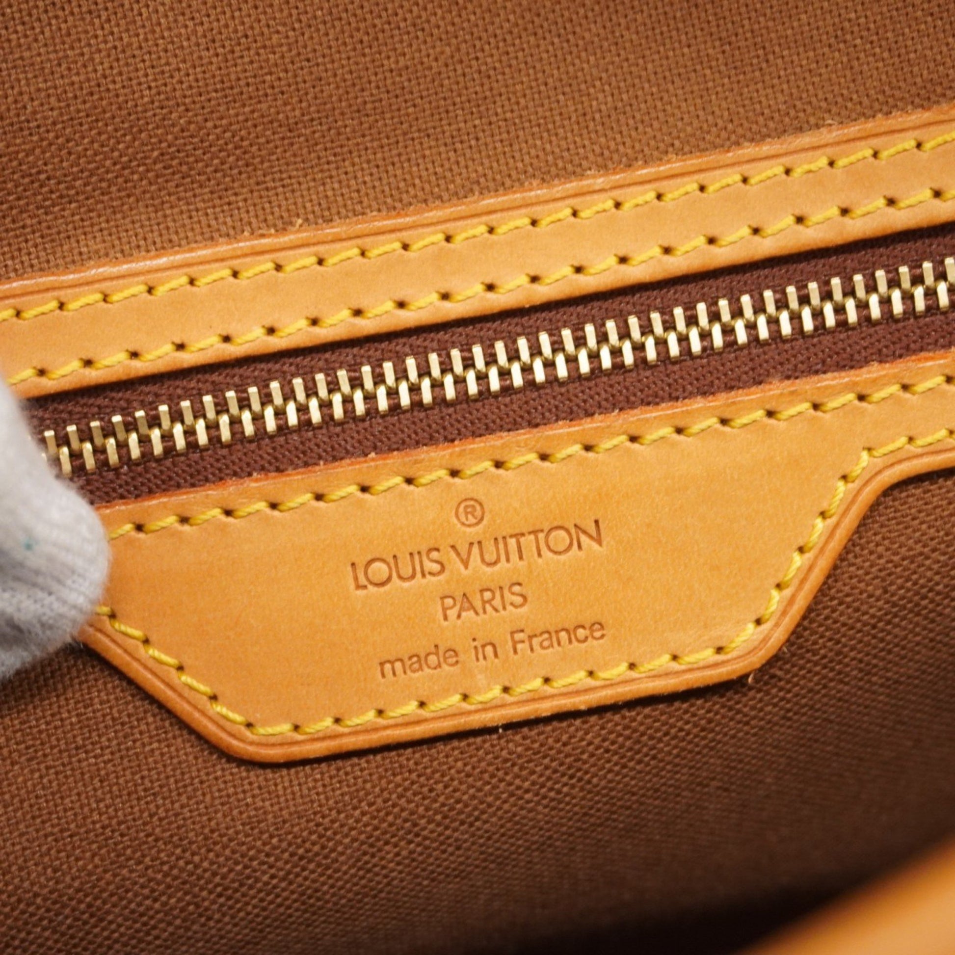Louis Vuitton Sologne, Brown, Canvas, shoulder