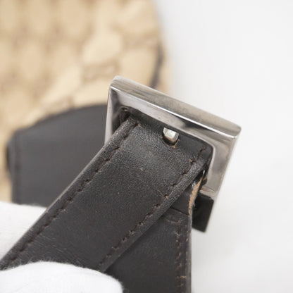 Gucci Jackie, "BEIGE, BROWN", "CANVAS, LEATHER", shoulder
