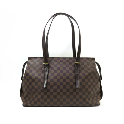 Louis Vuitton Chelsea, Brown, Canvas, tote