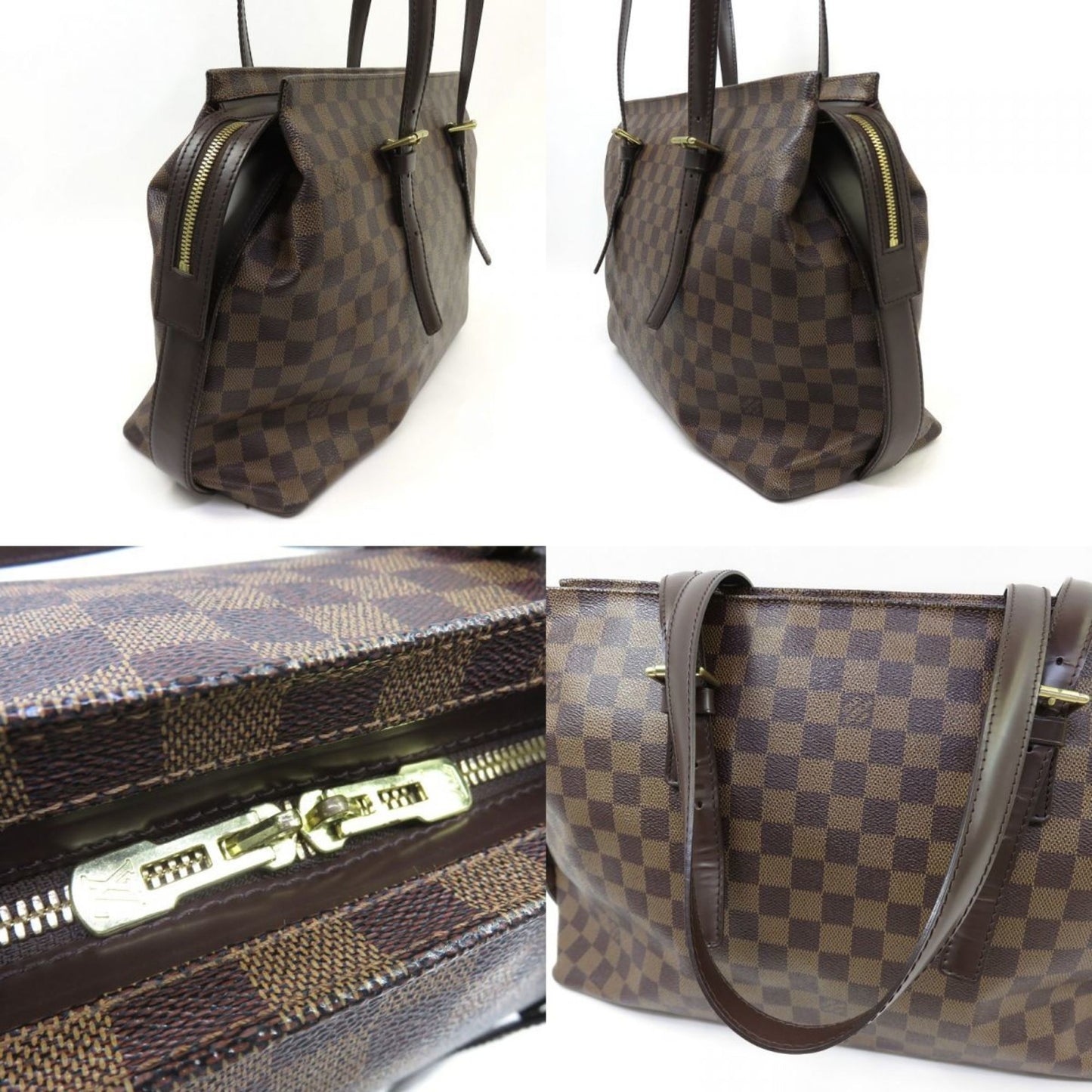 Louis Vuitton Chelsea, Brown, Canvas, tote