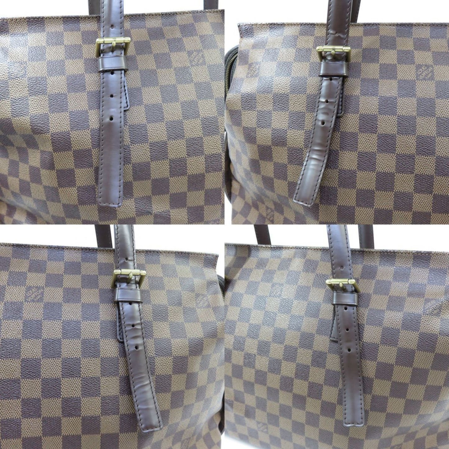 Louis Vuitton Chelsea, Brown, Canvas, tote