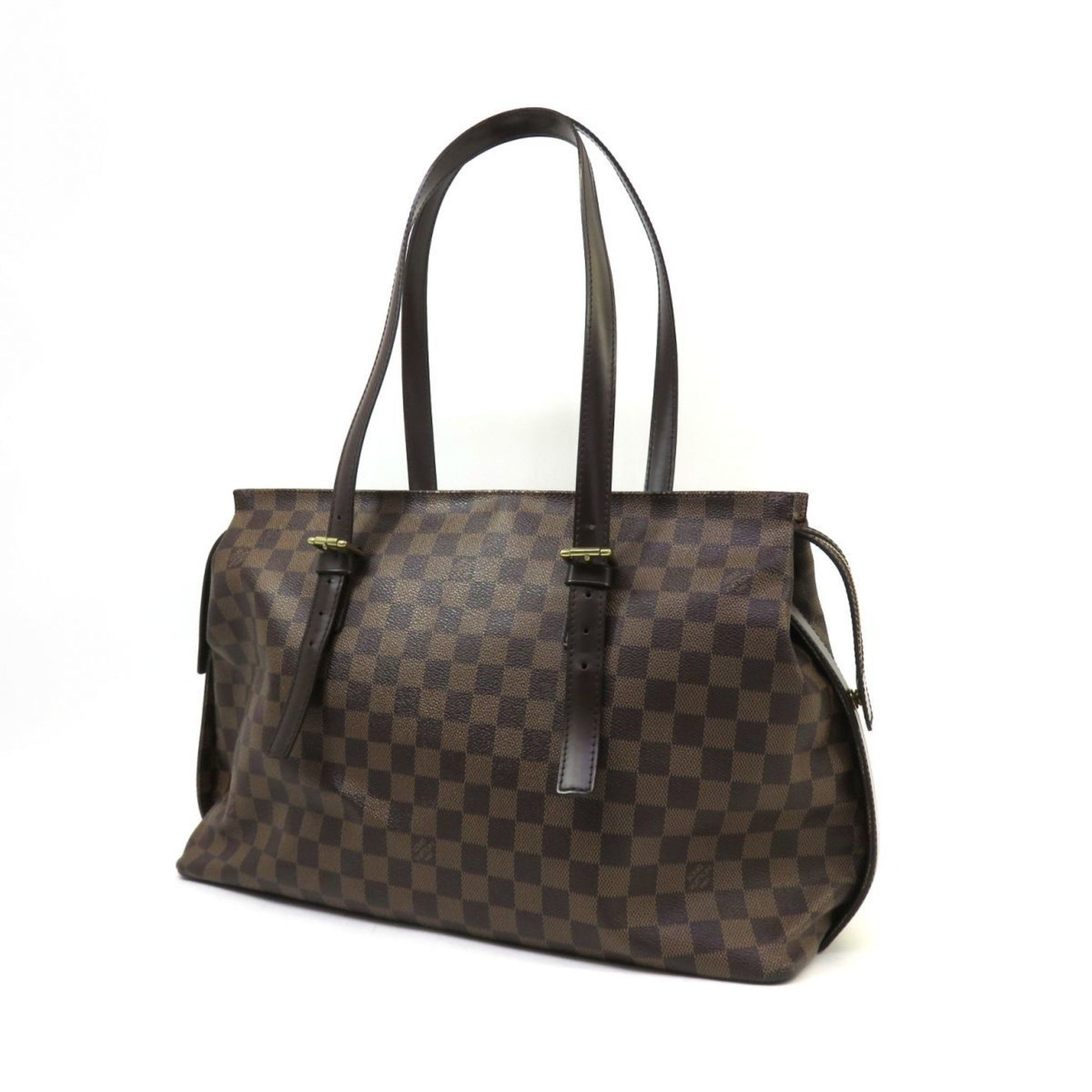 Louis Vuitton Chelsea, Brown, Canvas, tote