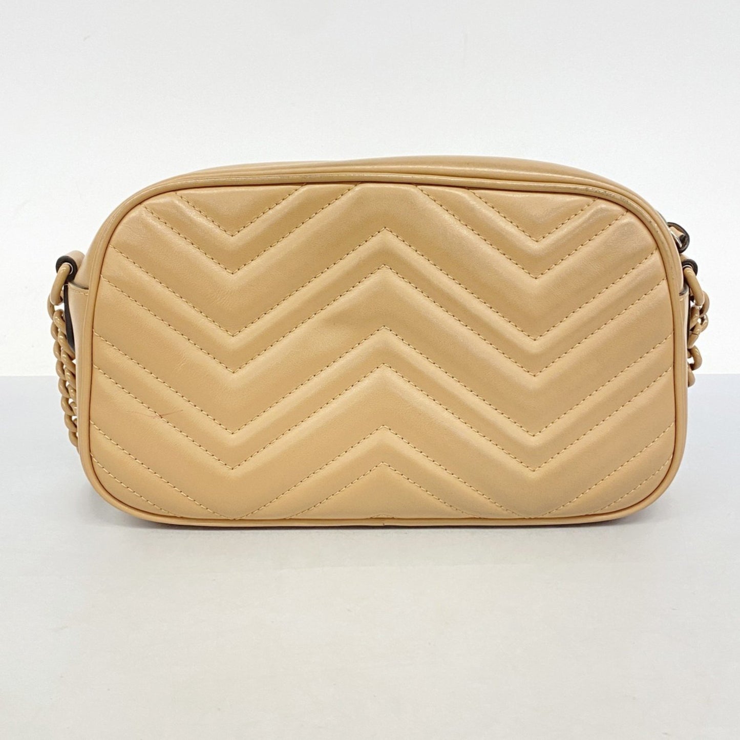 Gucci GG Marmont, Beige, Leather, shoulder