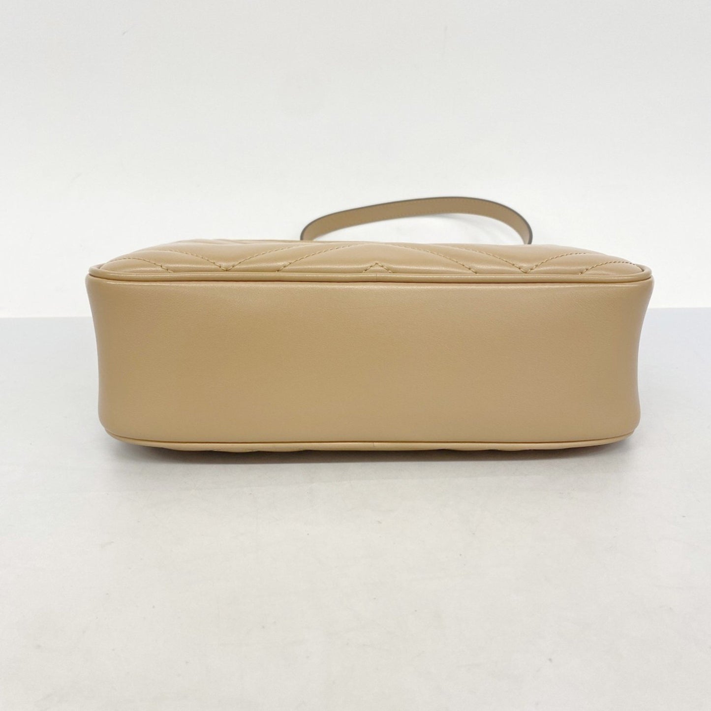 Gucci GG Marmont, Beige, Leather, shoulder