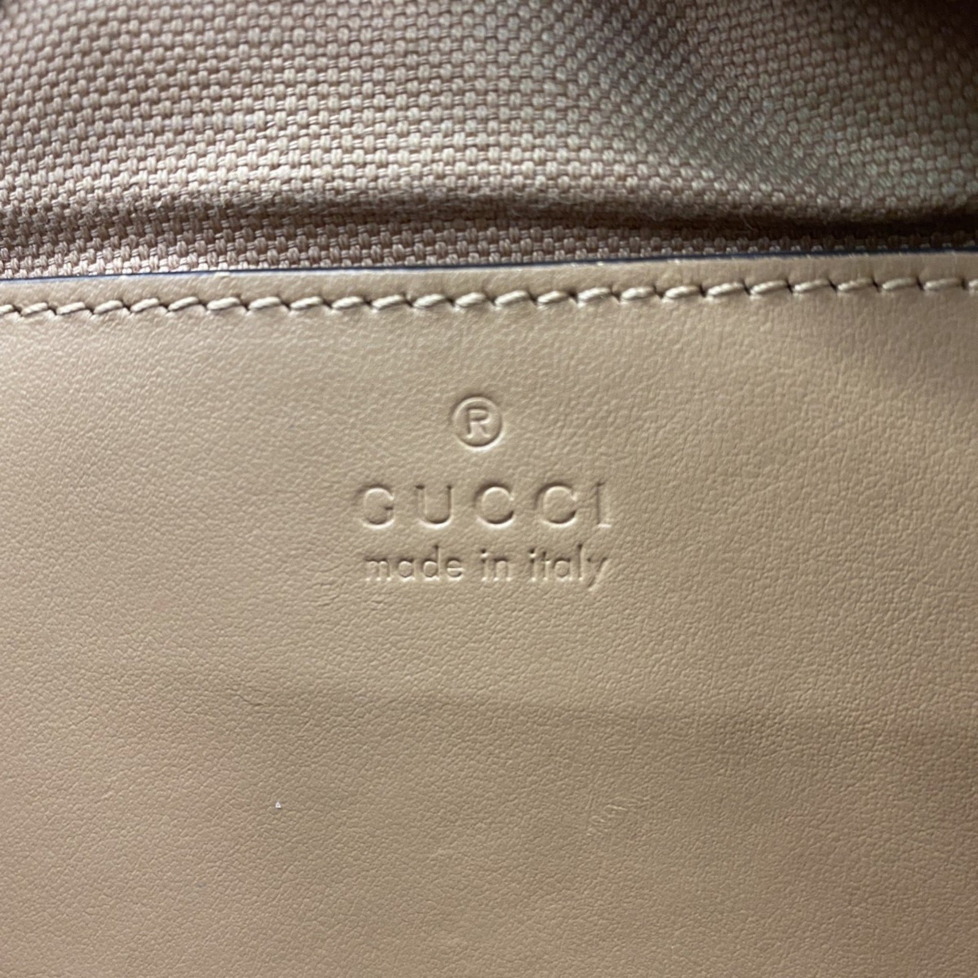 Gucci GG Marmont, Beige, Leather, shoulder