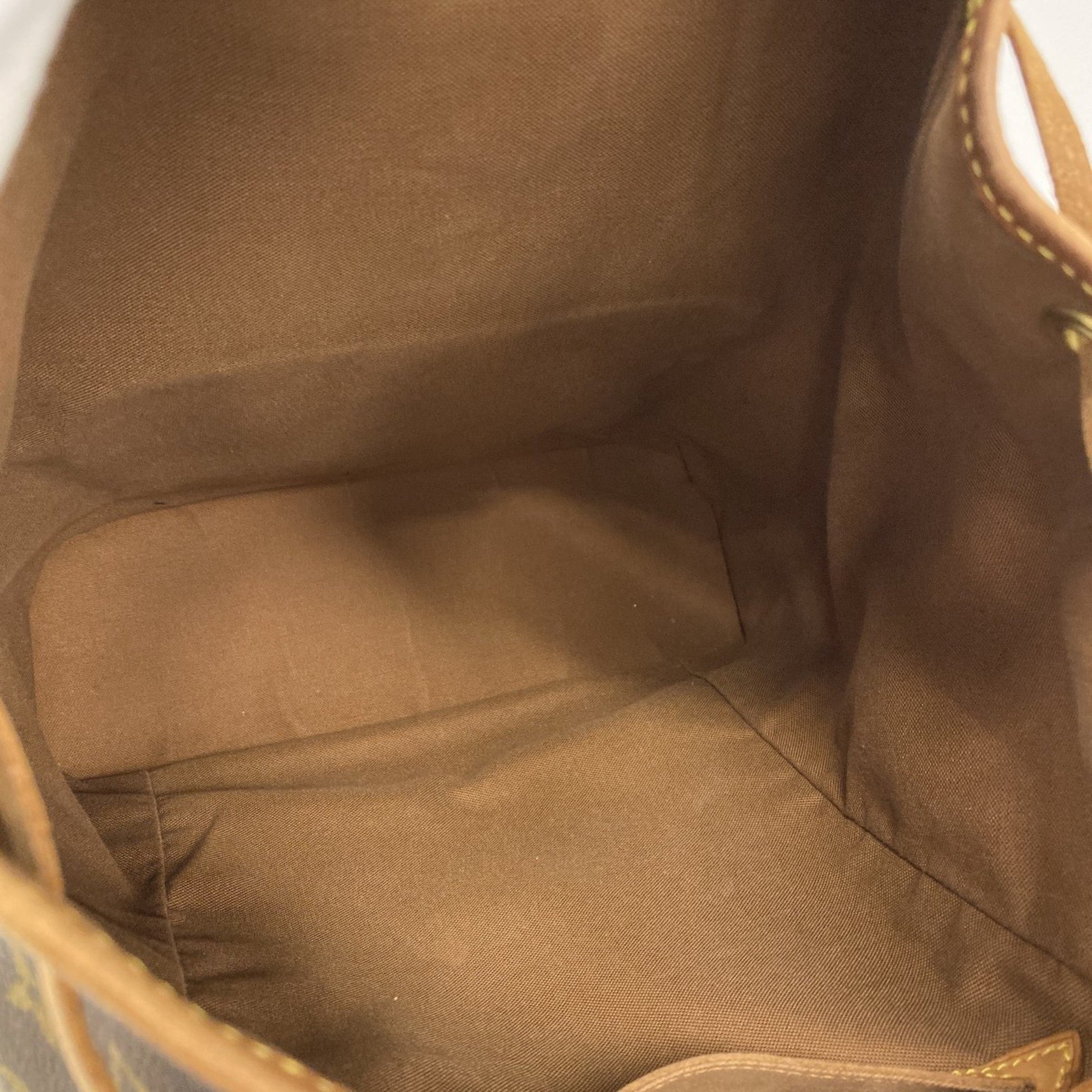 Louis Vuitton Montsouris GM, Brown, Canvas, backpack