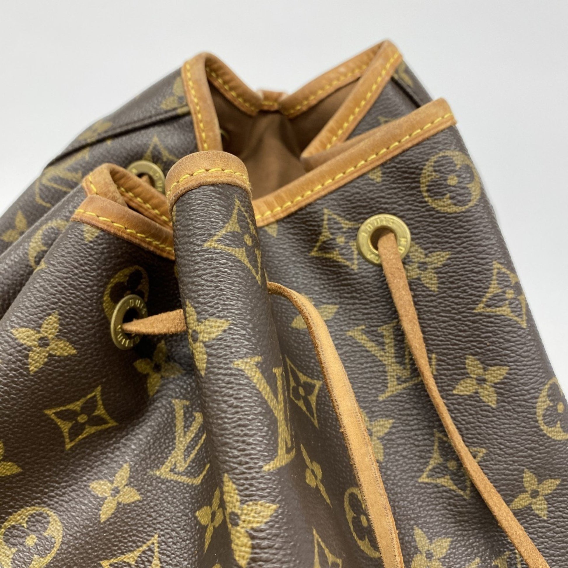 Louis Vuitton Montsouris GM, Brown, Canvas, backpack
