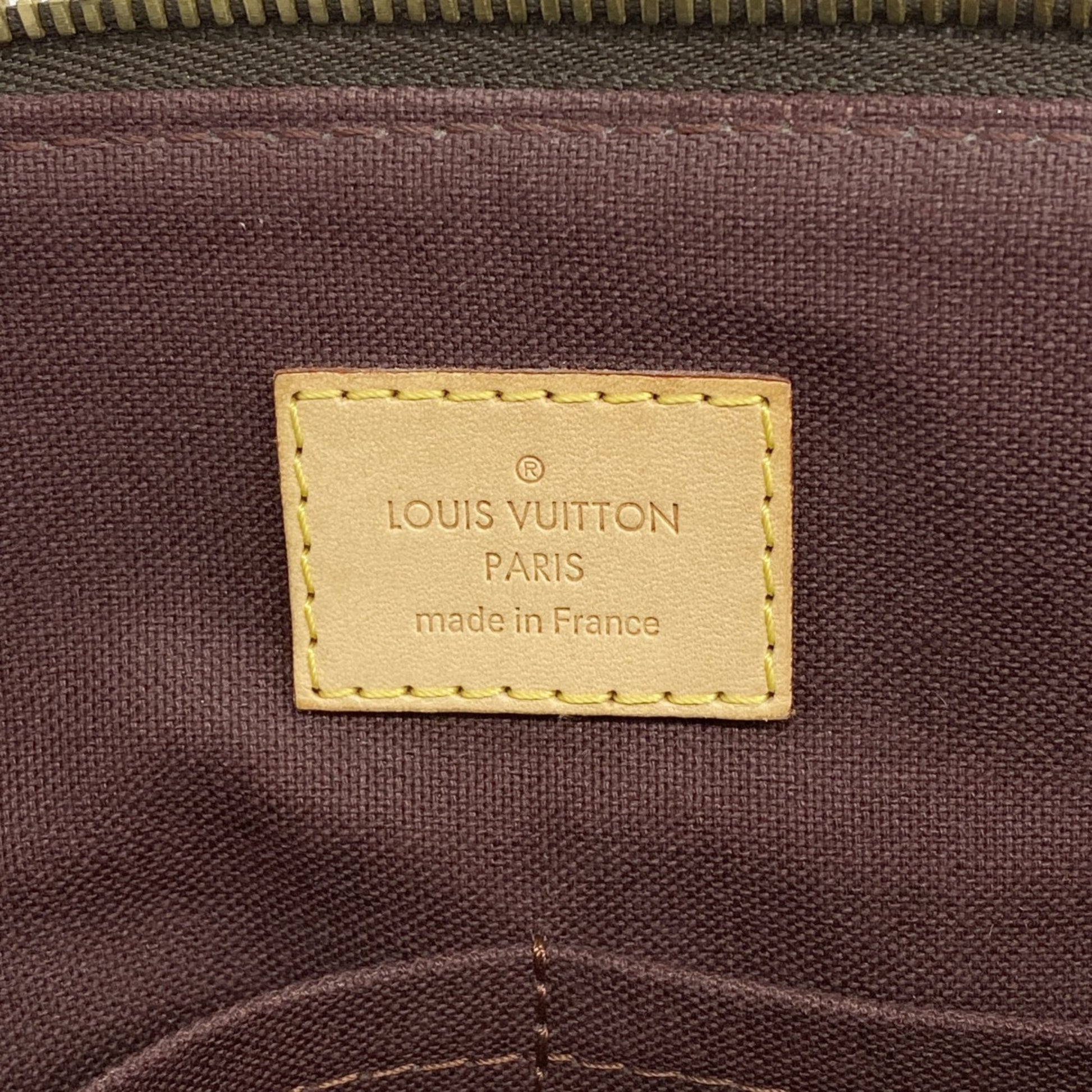 Louis Vuitton Turenne MM, Brown, Canvas, handbag