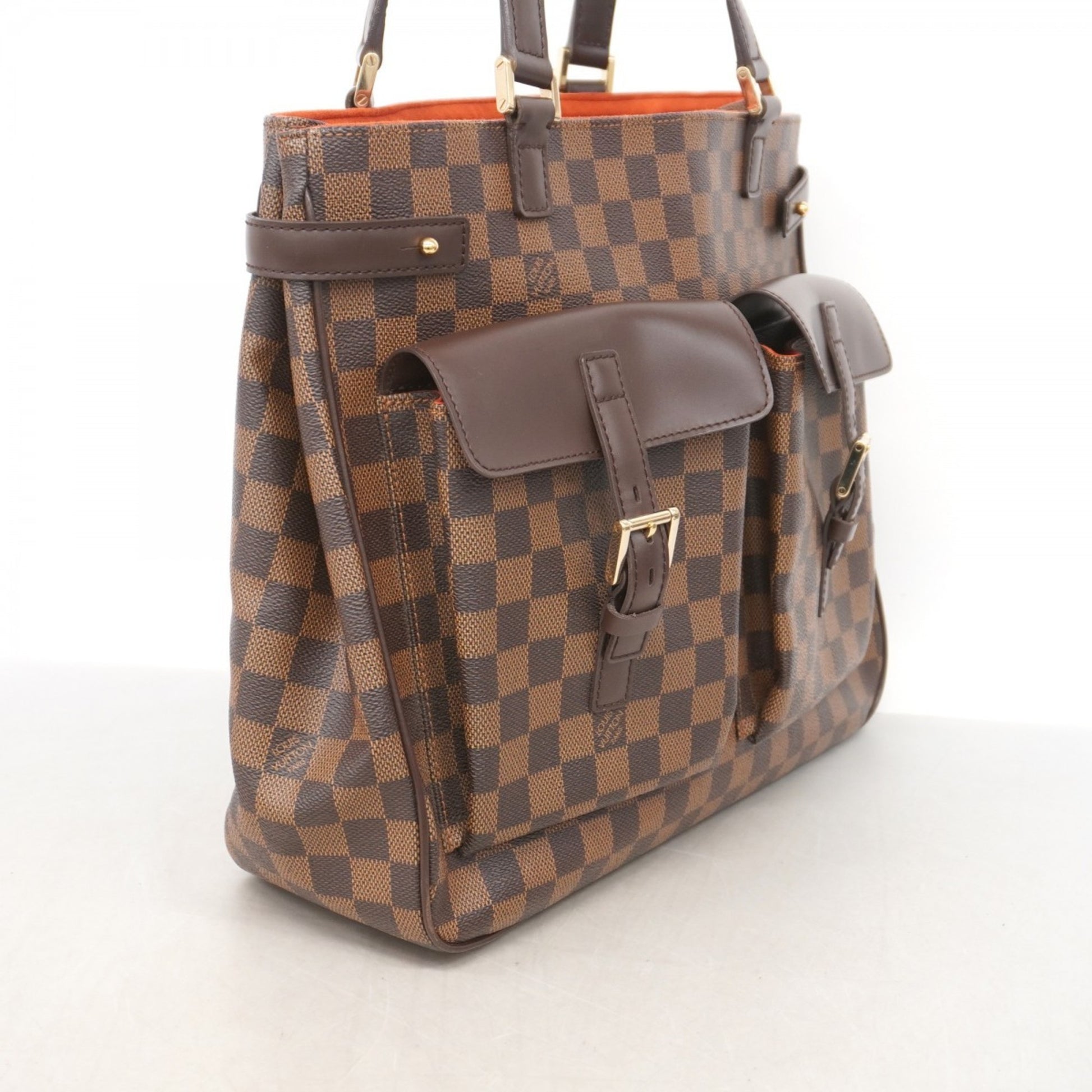 Louis Vuitton Uzes, Brown, Canvas, tote