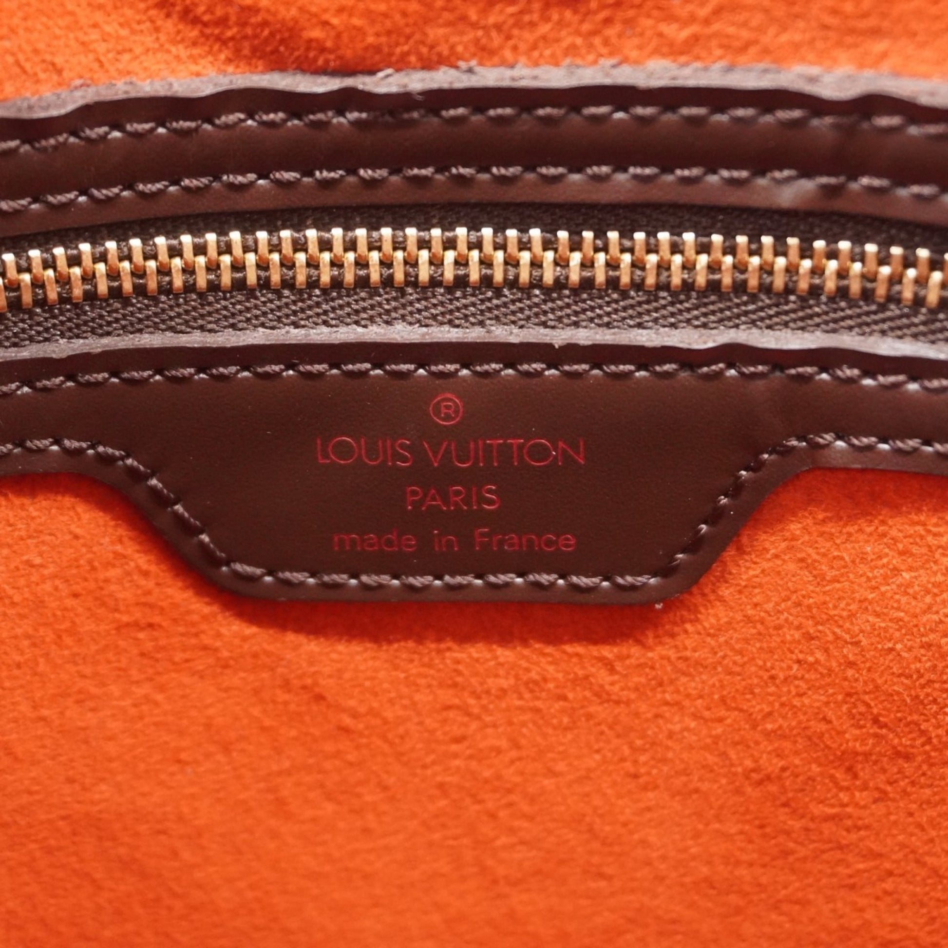 Louis Vuitton Uzes, Brown, Canvas, tote