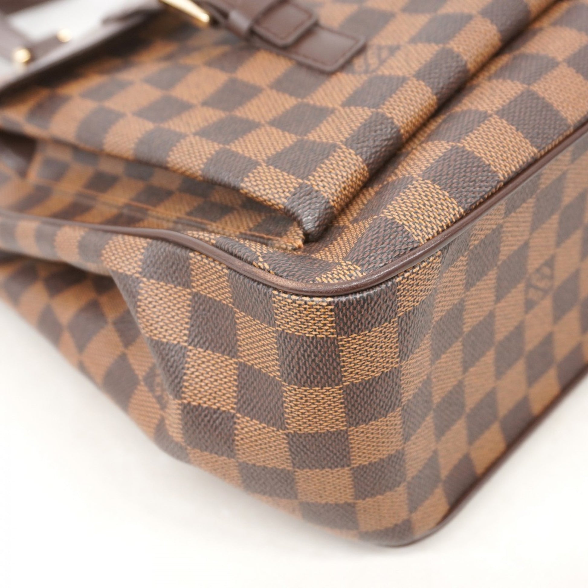 Louis Vuitton Uzes, Brown, Canvas, tote