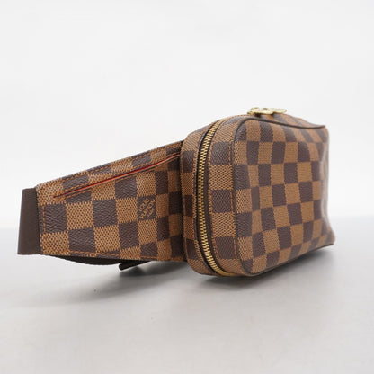 Louis Vuitton Geronimo, Brown, Canvas, shoulder