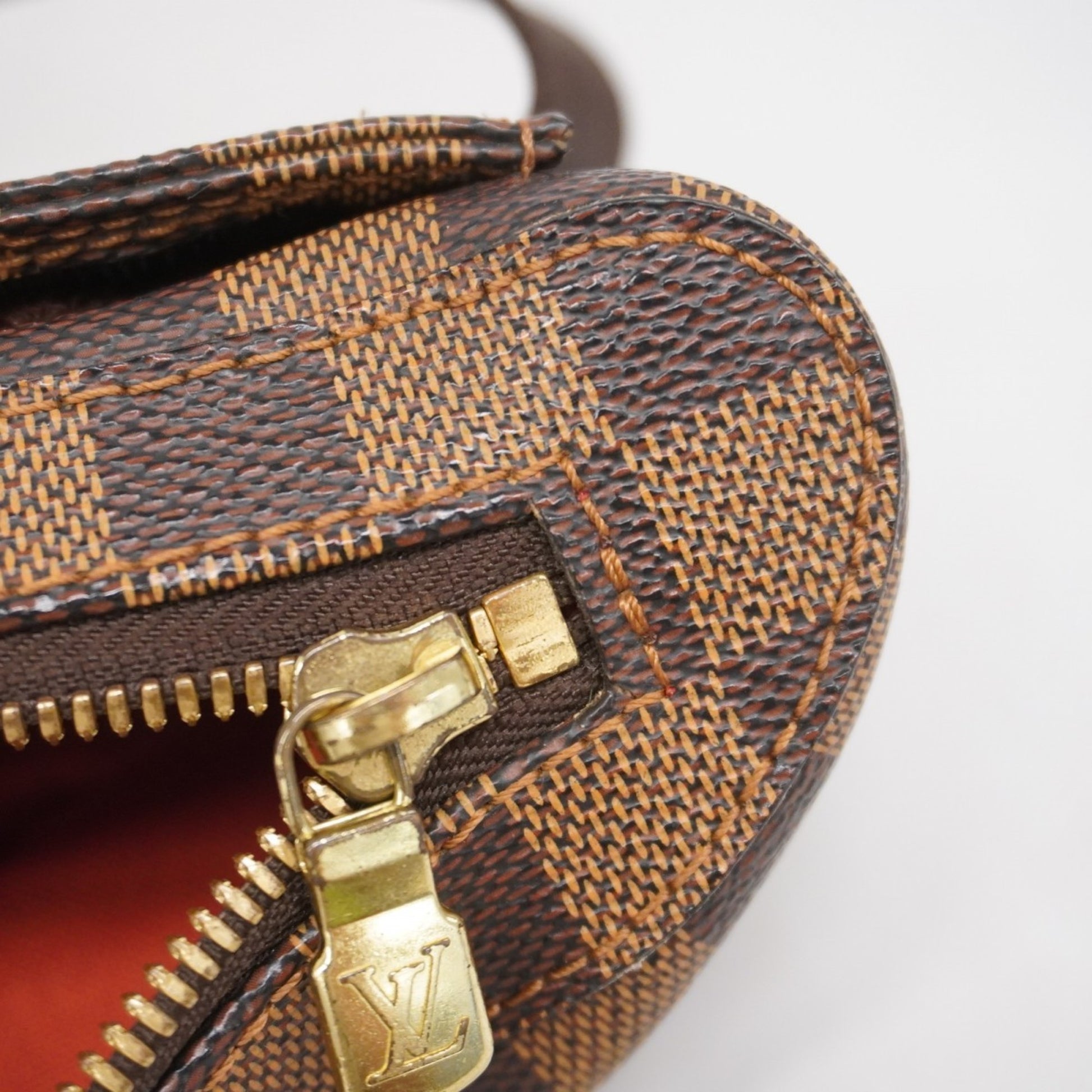 Louis Vuitton Geronimo, Brown, Canvas, shoulder