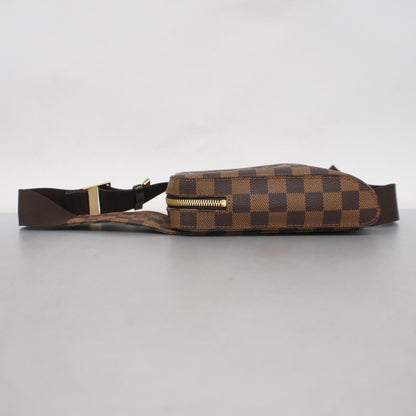 Louis Vuitton Geronimo, Brown, Canvas, shoulder