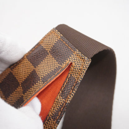 Louis Vuitton Geronimo, Brown, Canvas, shoulder