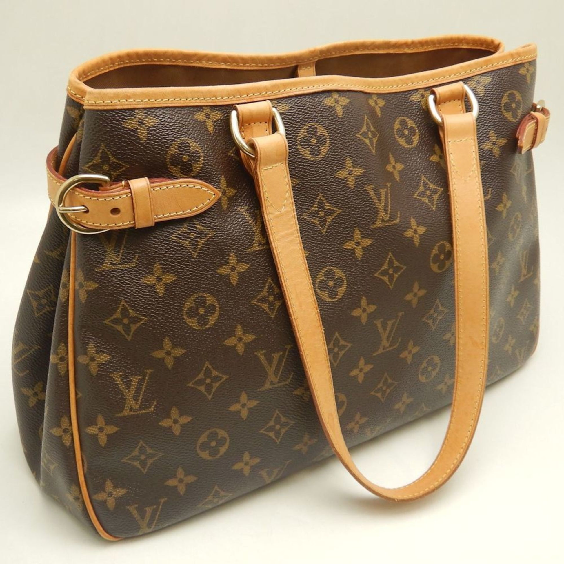 Louis Vuitton Batignolles Horizontal, Brown, Canvas, tote