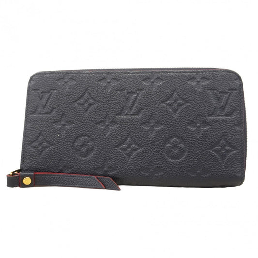 Louis Vuitton Zipped Wallet, Navy, Leather, wallet