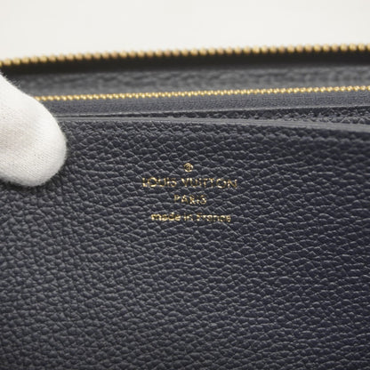 Louis Vuitton Zipped Wallet, Navy, Leather, wallet