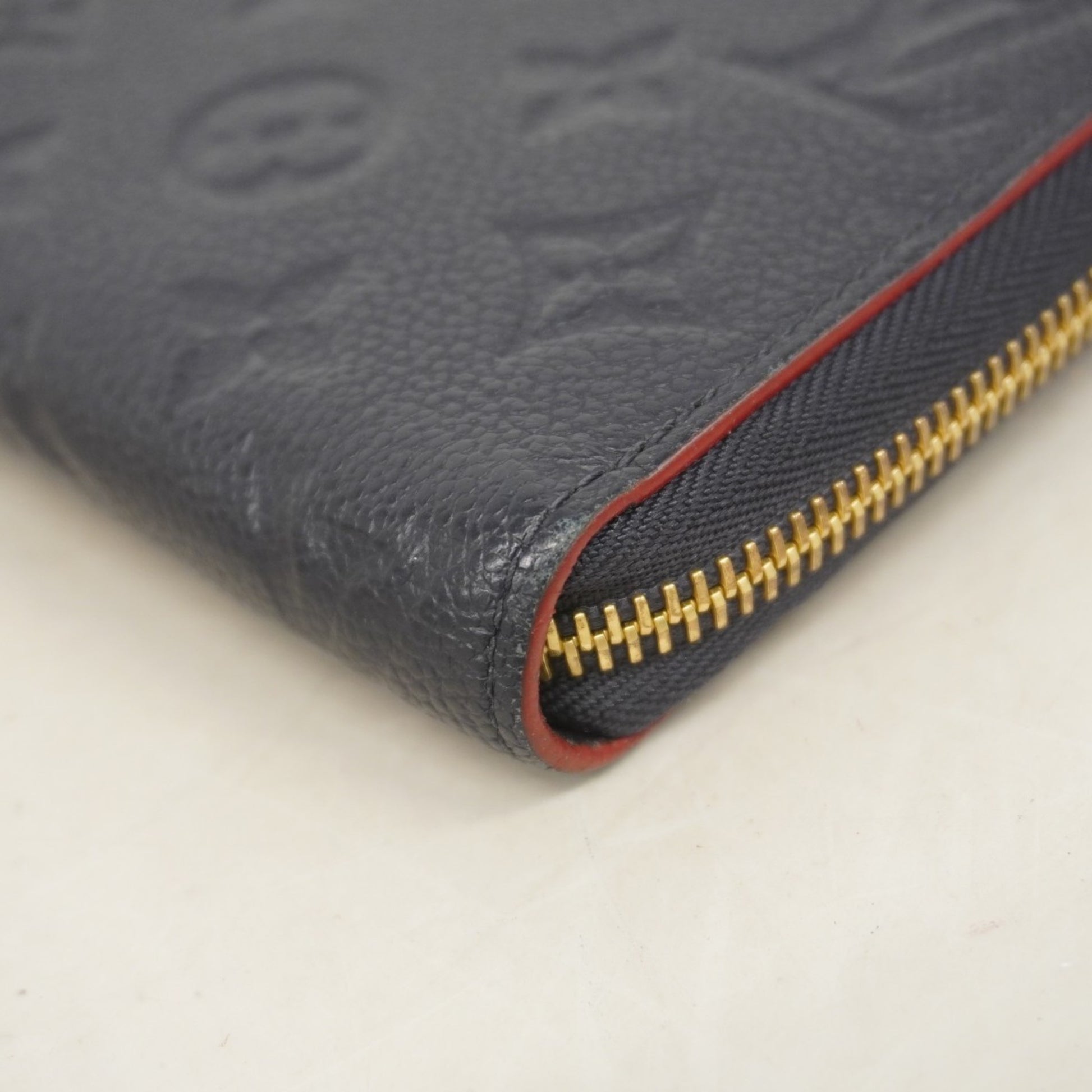 Louis Vuitton Zipped Wallet, Navy, Leather, wallet