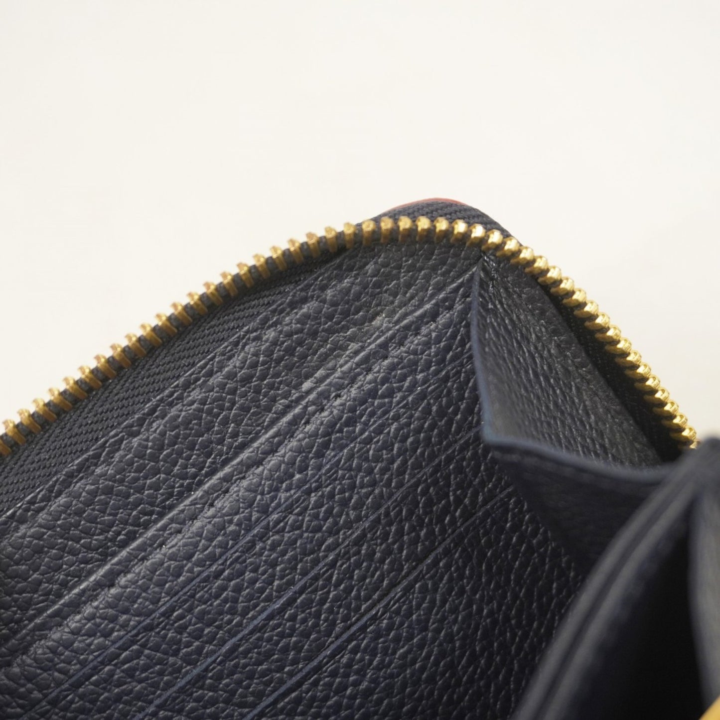 Louis Vuitton Zipped Wallet, Navy, Leather, wallet