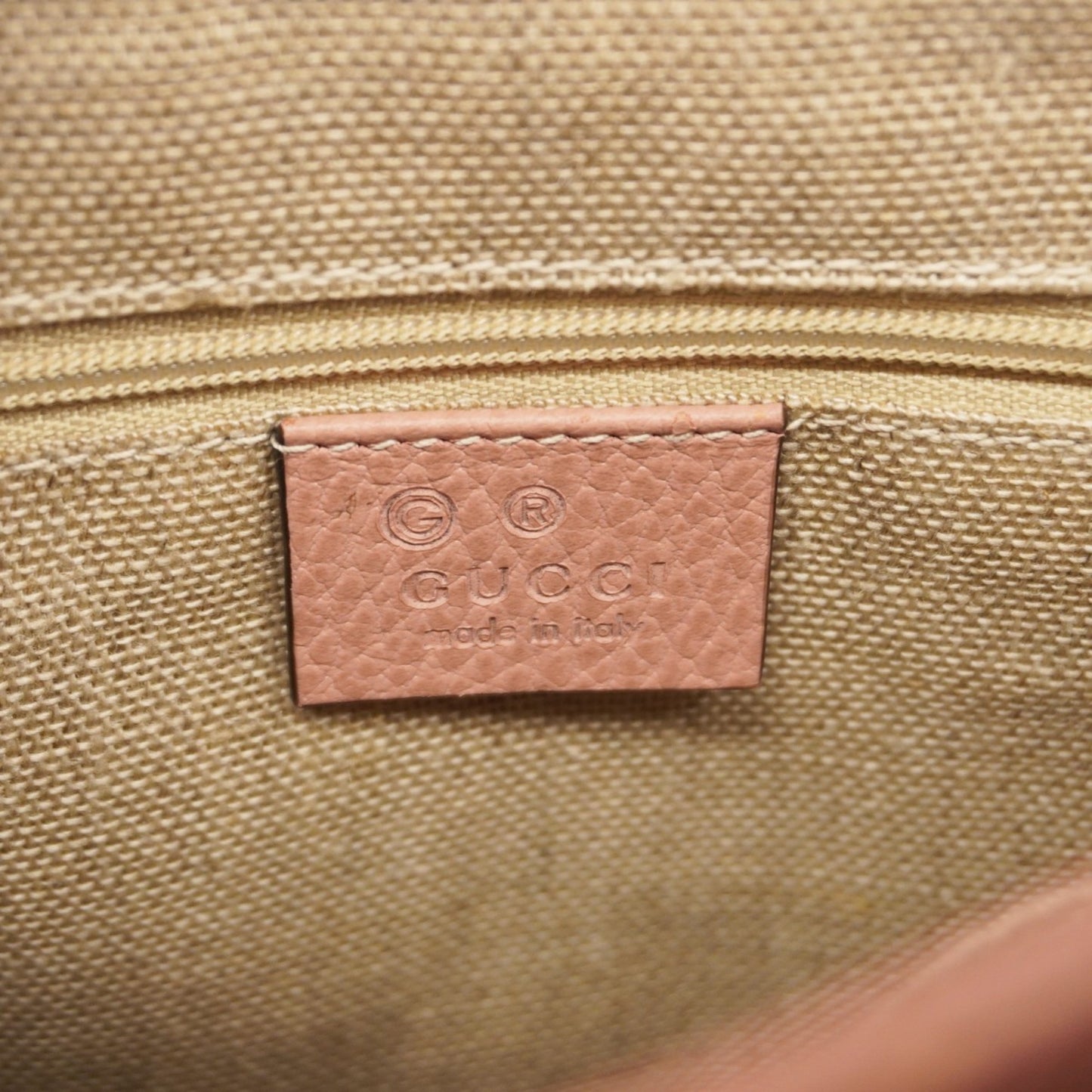 Gucci Interlocking G, Pink, Leather, shoulder