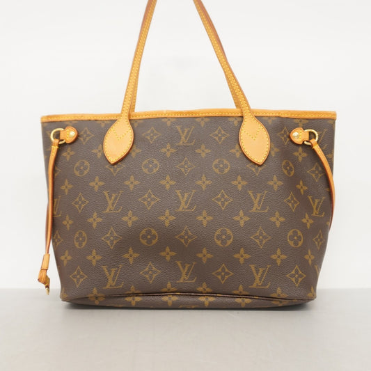 Louis Vuitton Neverfull PM, Brown, Canvas, tote