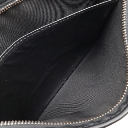 Louis Vuitton Pochette voyage, Black, Canvas, clutch