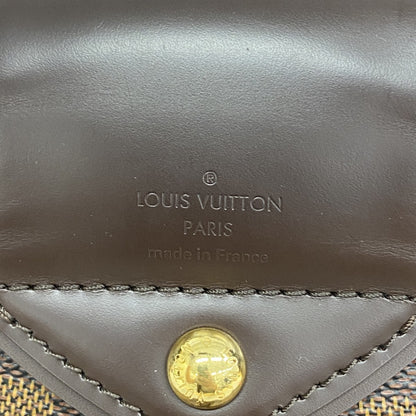 Louis Vuitton Sistina, Brown, Canvas, handbag