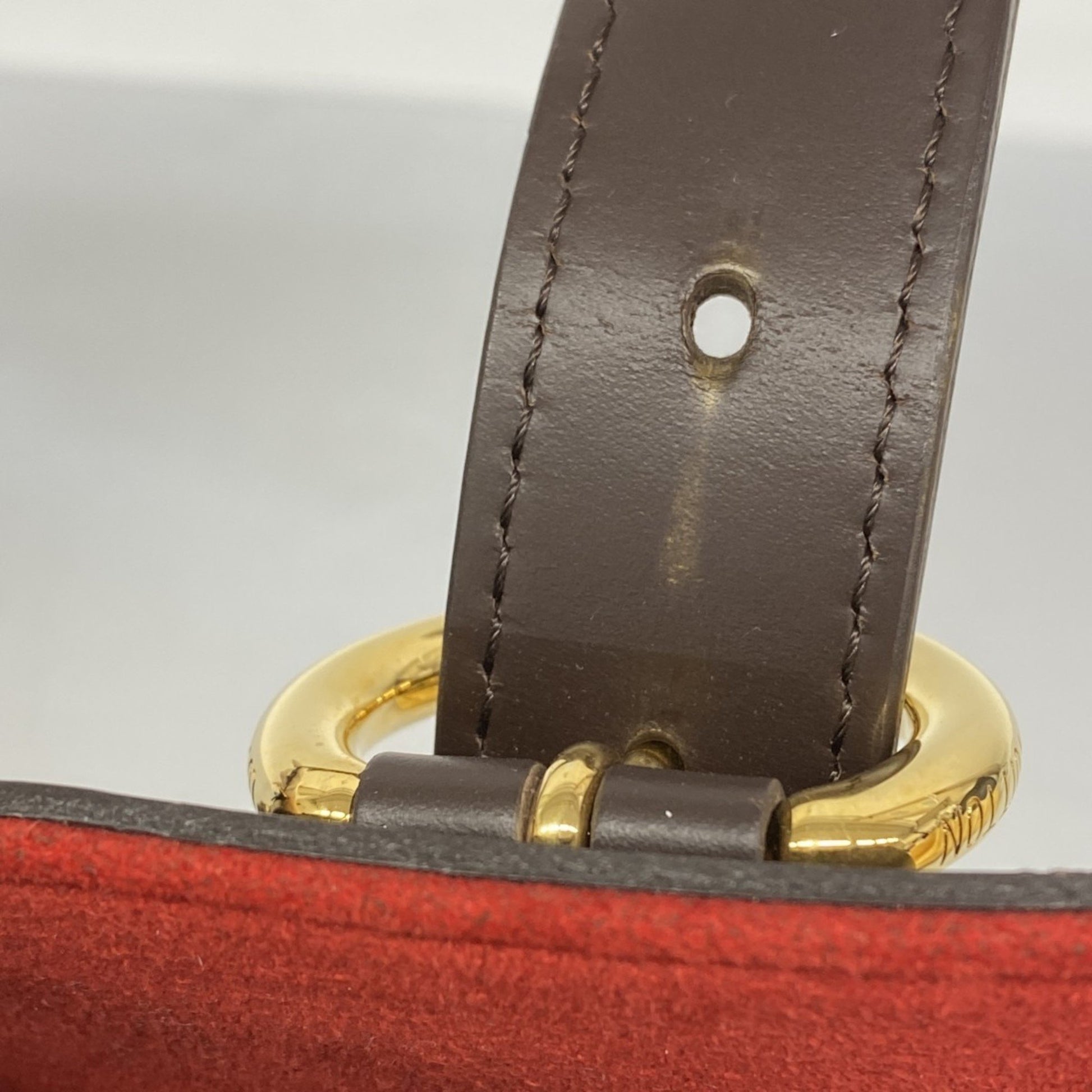 Louis Vuitton Sistina, Brown, Canvas, handbag