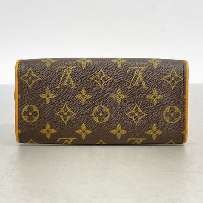 Louis Vuitton Twin, Brown, Canvas, clutch