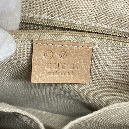 Gucci Interlocking G, Brown, Leather, handbag