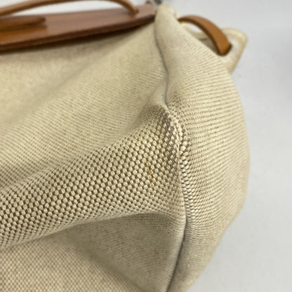 Hermès Herbag, Beige, Canvas, tote
