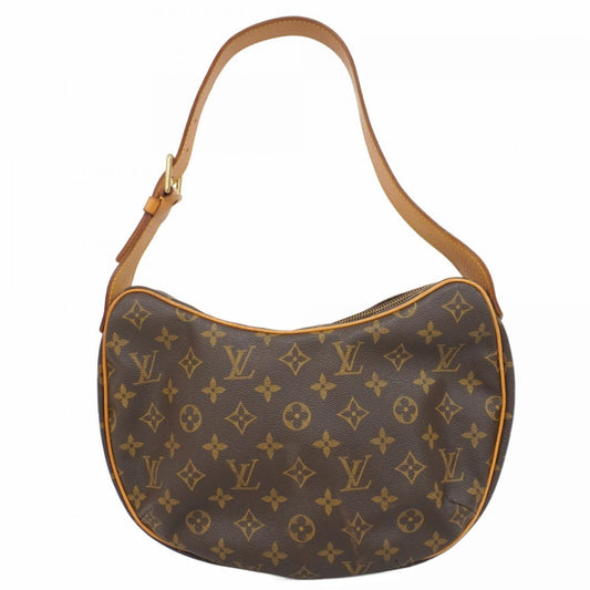 Louis Vuitton Croissant, Brown, Canvas, shoulder