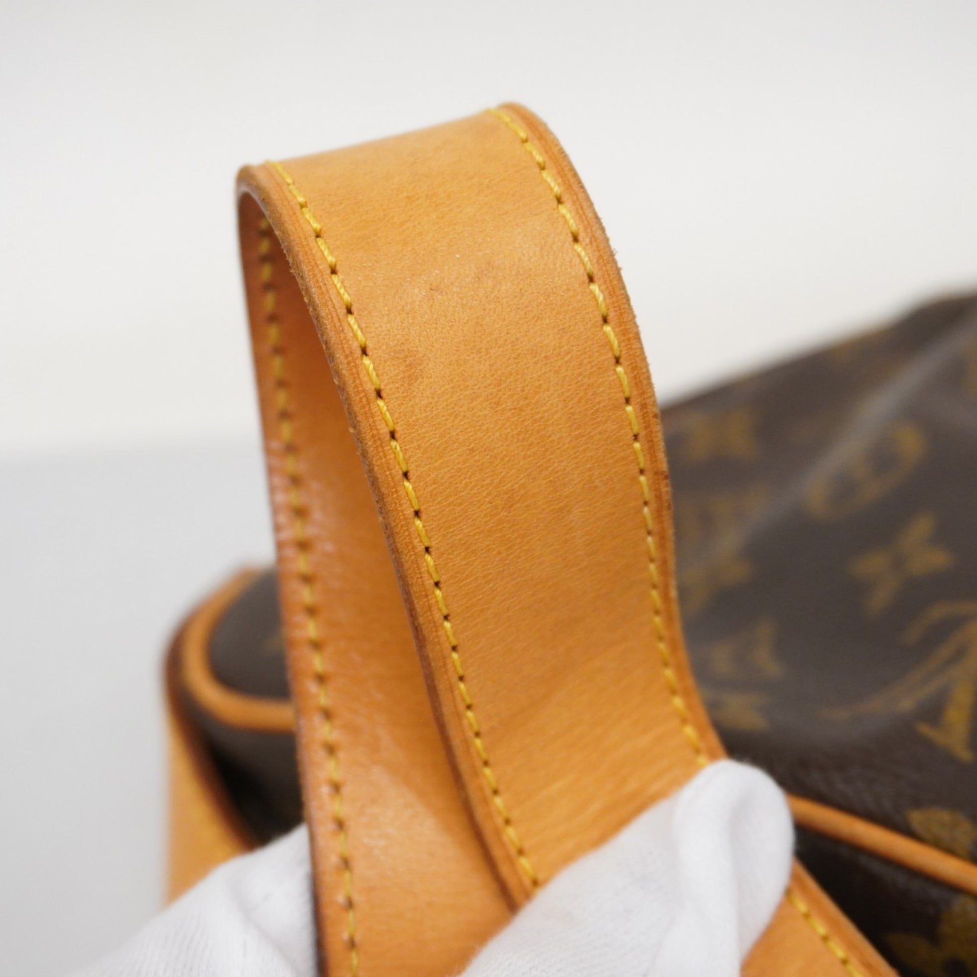 Louis Vuitton Croissant, Brown, Canvas, shoulder