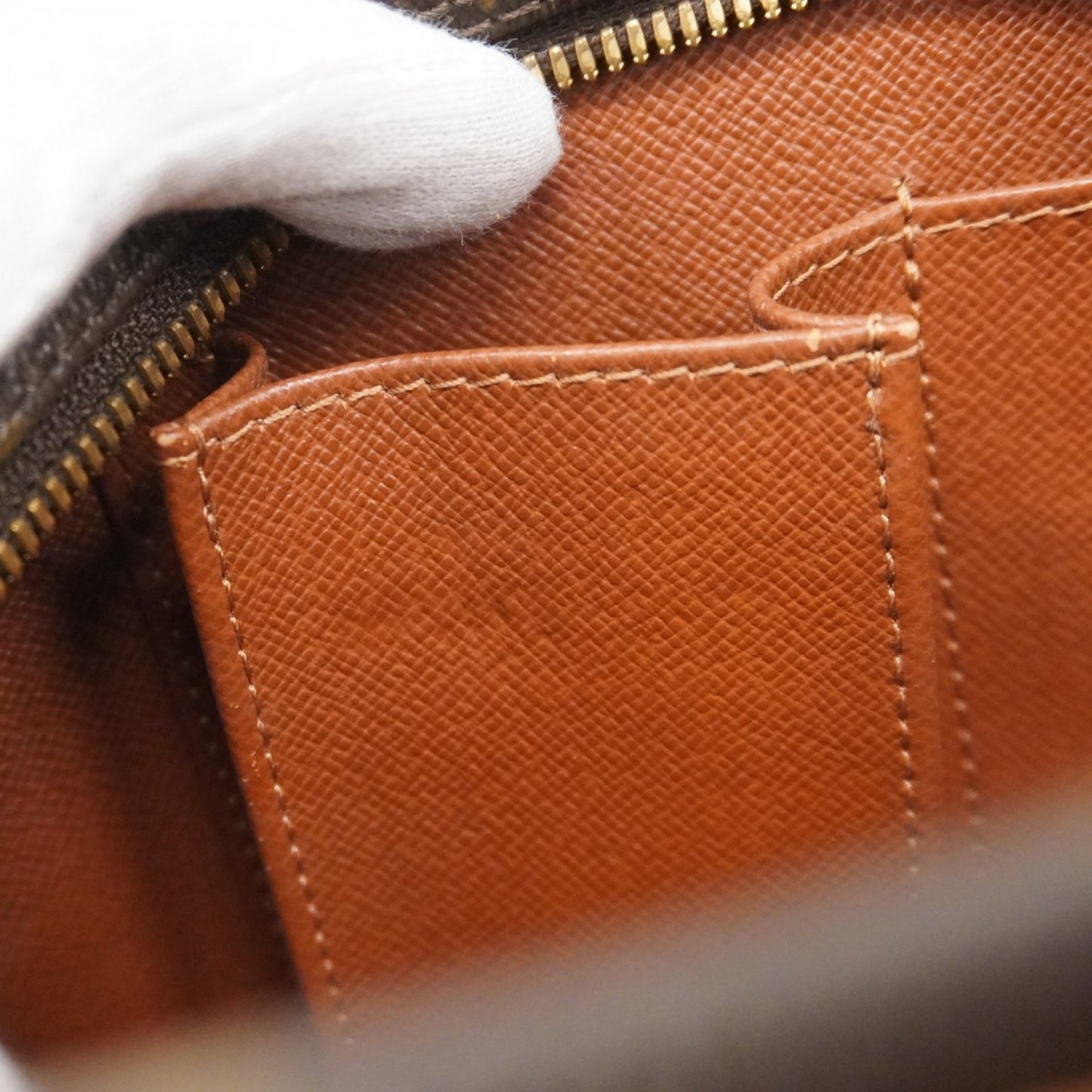 Louis Vuitton Cité, Brown, Canvas, shoulder