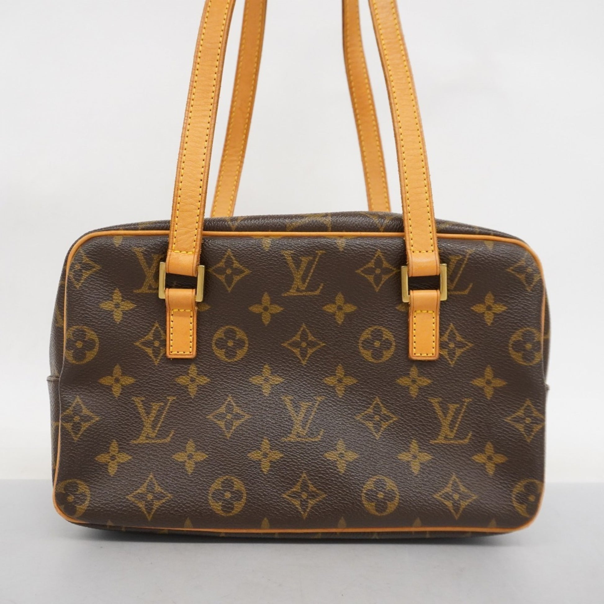 Louis Vuitton Cité, Brown, Canvas, shoulder
