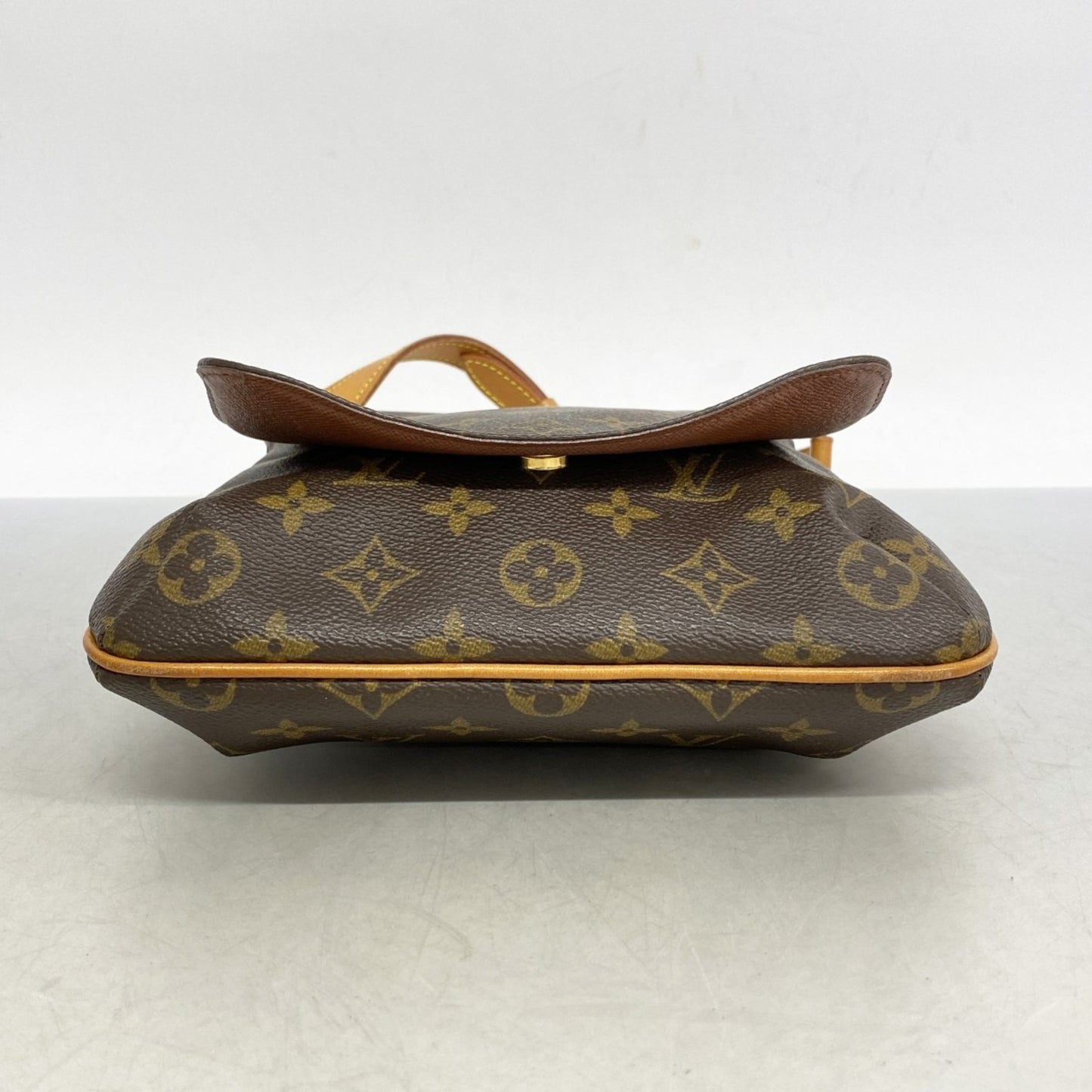 Louis Vuitton Musette Salsa, Brown, Canvas, shoulder