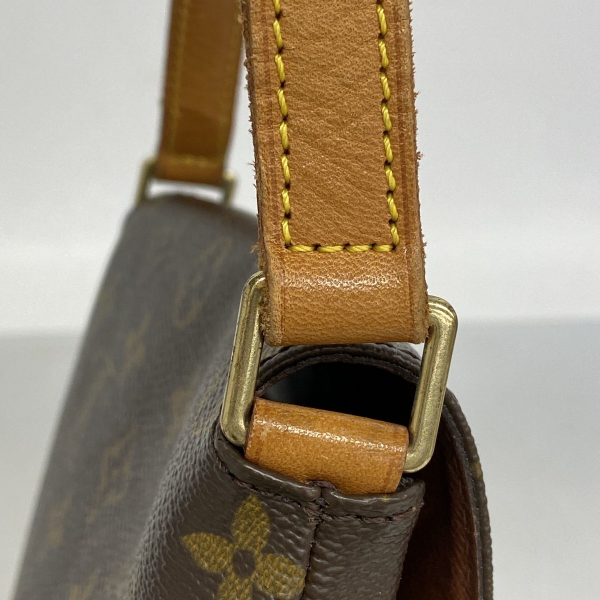 Louis Vuitton Musette Salsa, Brown, Canvas, shoulder