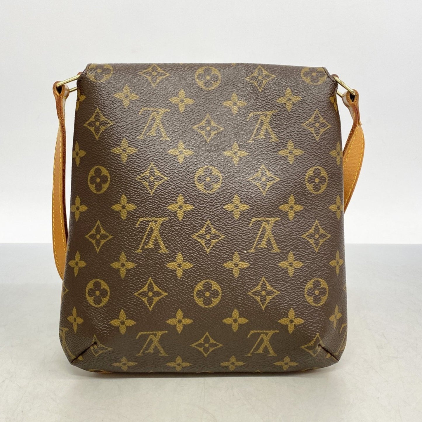 Louis Vuitton Musette Salsa, Brown, Canvas, shoulder