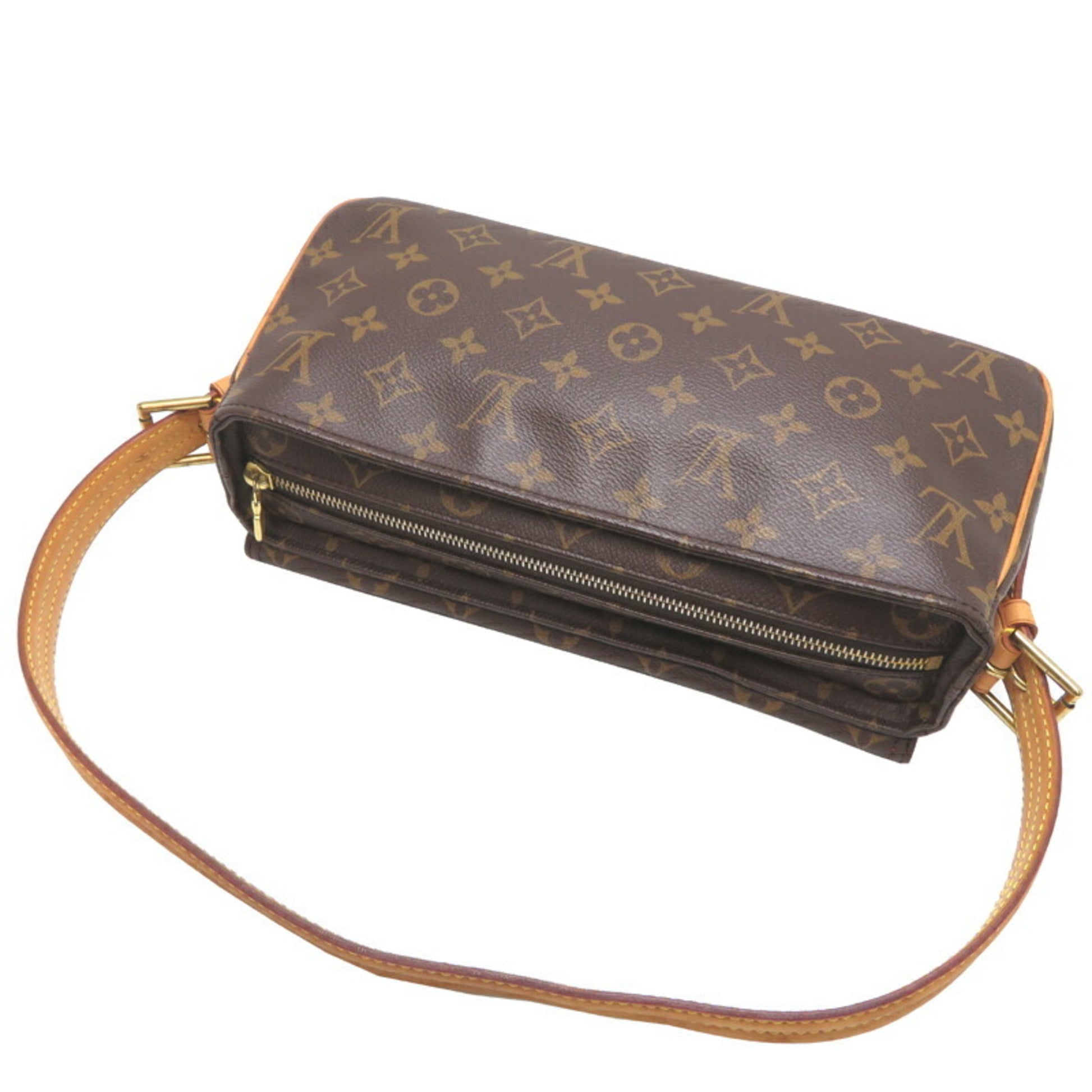 Louis Vuitton Viva Cité, Brown, Canvas, shoulder