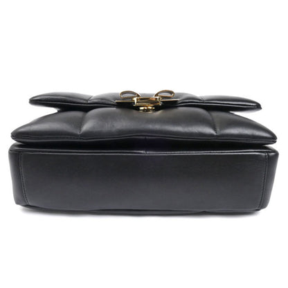 Salvatore Ferragamo Vara, Black, Leather, shoulder