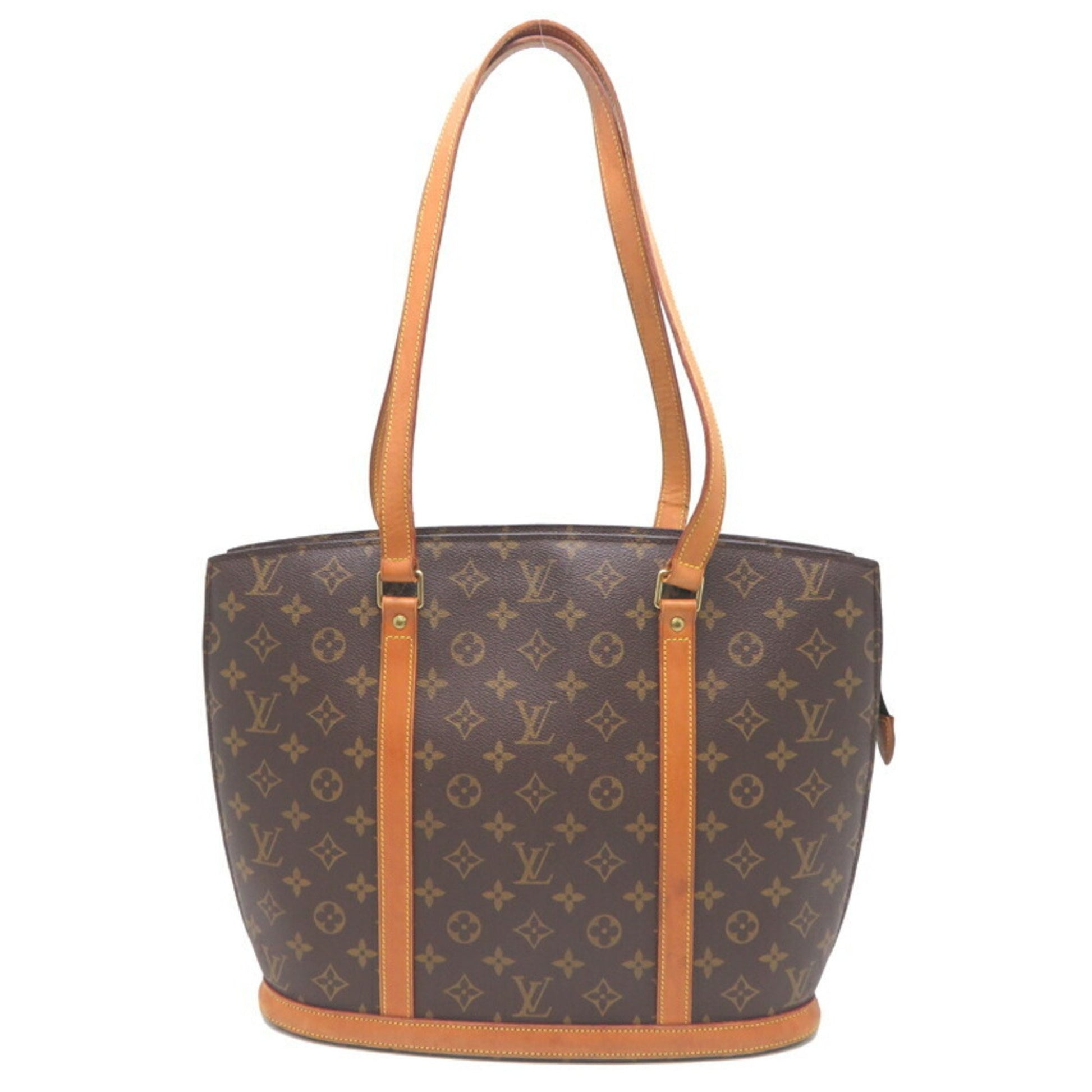Louis Vuitton Babylone, Brown, Canvas, tote