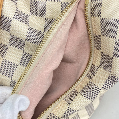 Louis Vuitton Sperone, White, Canvas, backpack